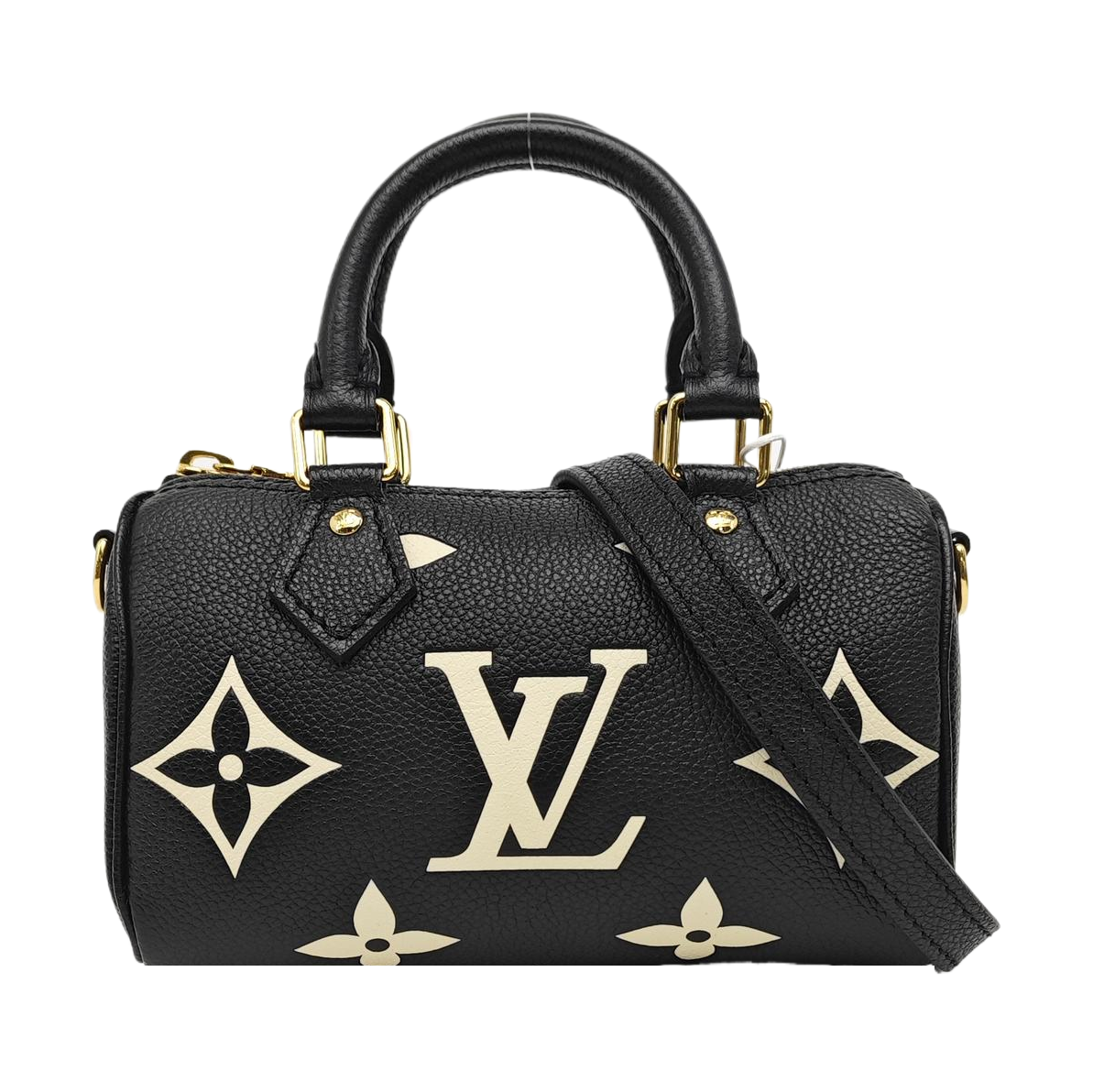 SPEEDY Nano Monogram Calfskin Black