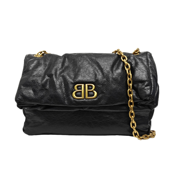 Monaco Small Calfskin Black