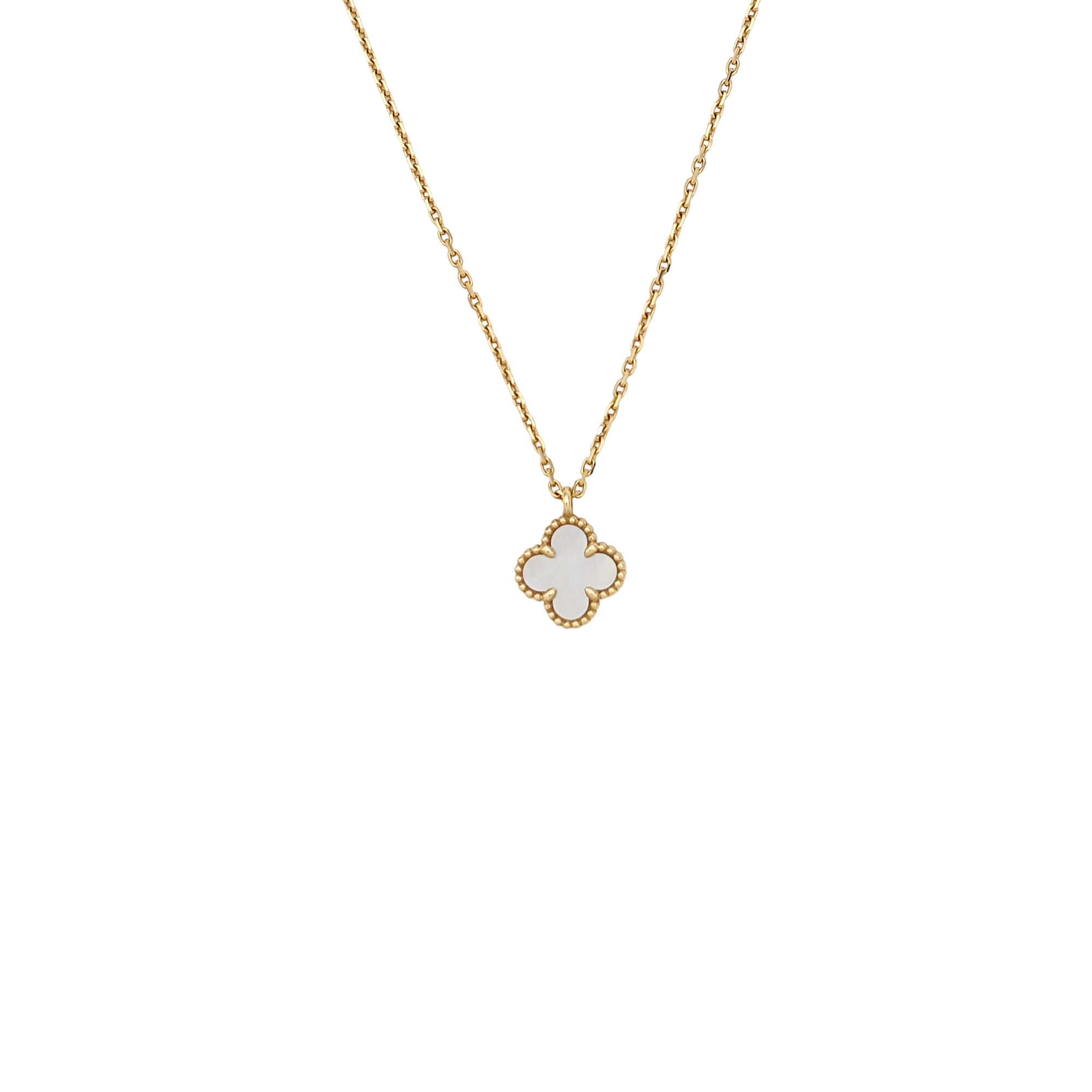 Sweet Alhambra 18k Gold Necklace