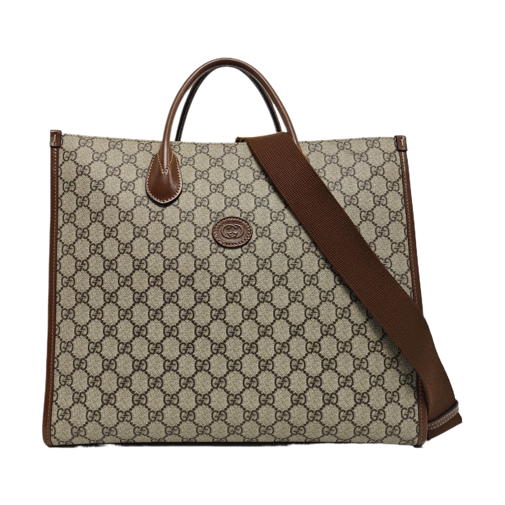 Retro Medium Monogram Coated Canvas Black