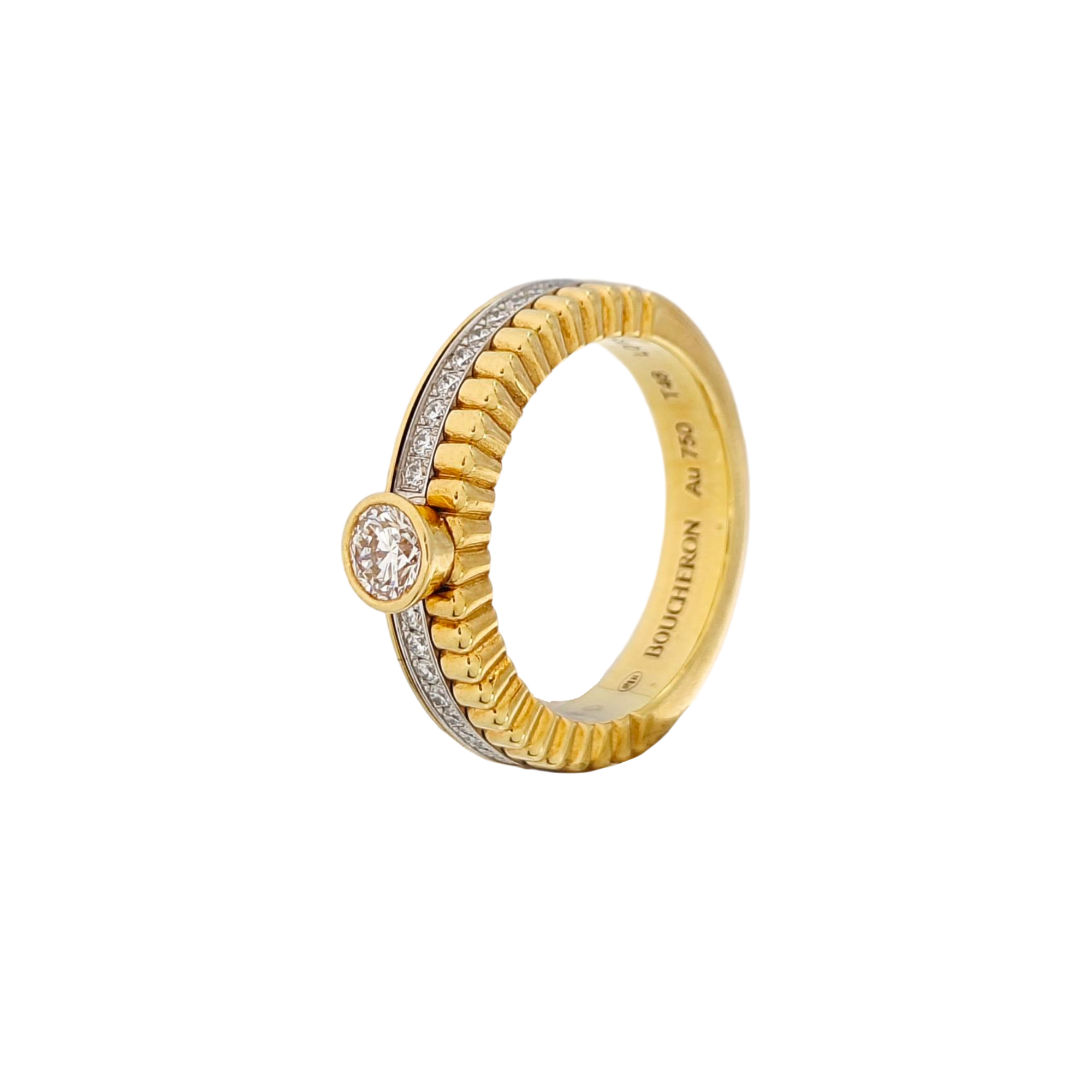 Quatre 18k Gold Ring EU 46