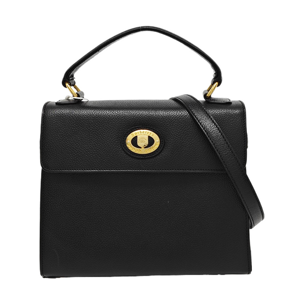 Calfskin Shoulder Bag Black