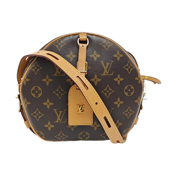 BOITE CHAPEAU MM Monogram Coated Canvas Brown