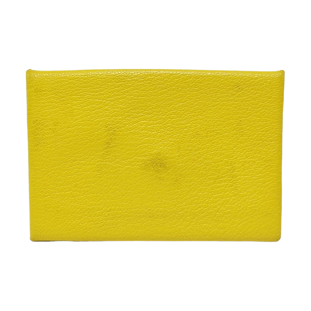 Calvi Chèvre Mysore Yellow Card Holder