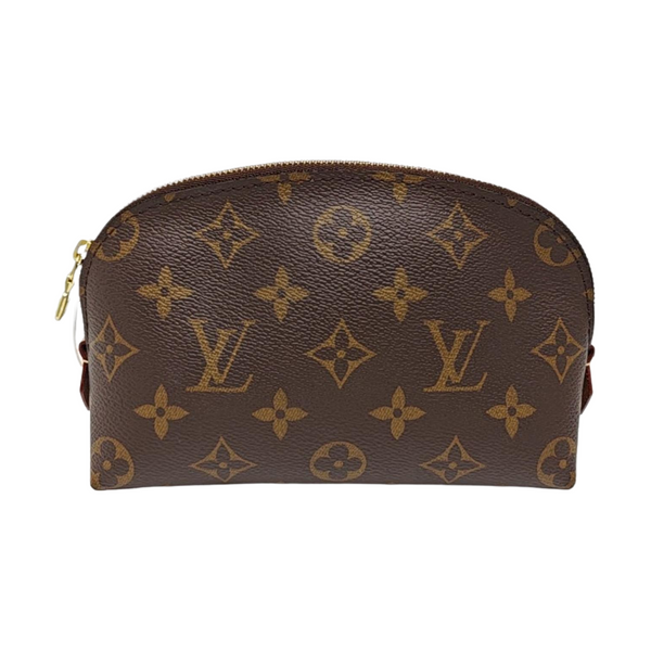 COSMETIC PM Monogram Coated Canvas Brown