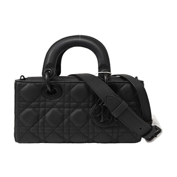 Lady D-Joy Small Cannage Lambskin Black