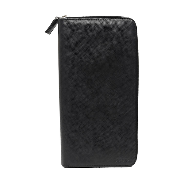 Saffiano Calfskin Wallet Black