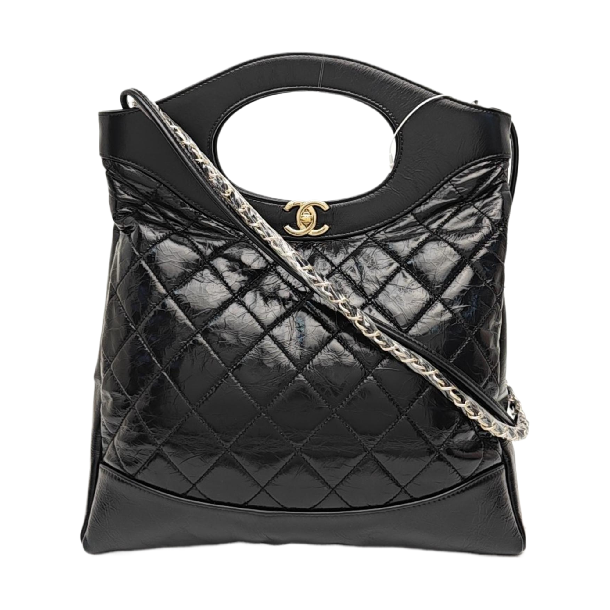 CHANEL 31 Quilted Calfskin Black