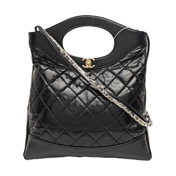 CHANEL 31 Quilted Calfskin Black
