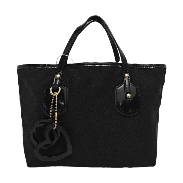 Monogram Canvas Top Handle Bag Black