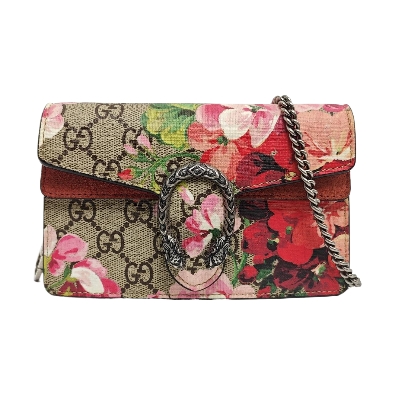 Authenticated pre-owned  Dionysus Super Mini Monogram Coated Canvas Beige - Shoulder Bag at Looply