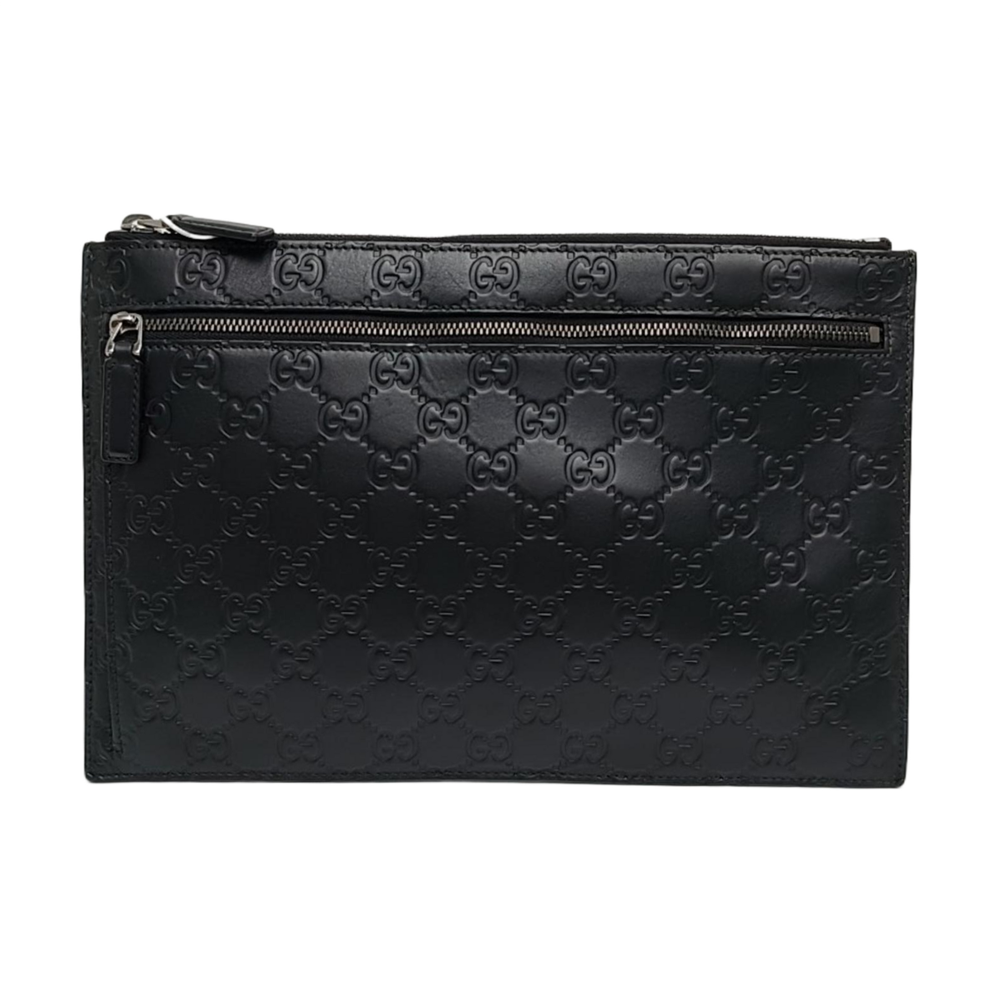 Monogram Calfskin Clutch Black