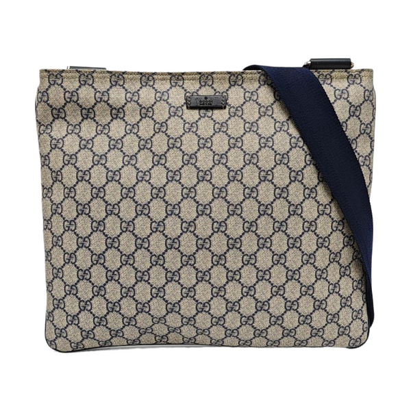 Monogram Coated Canvas Shoulder Bag Gray