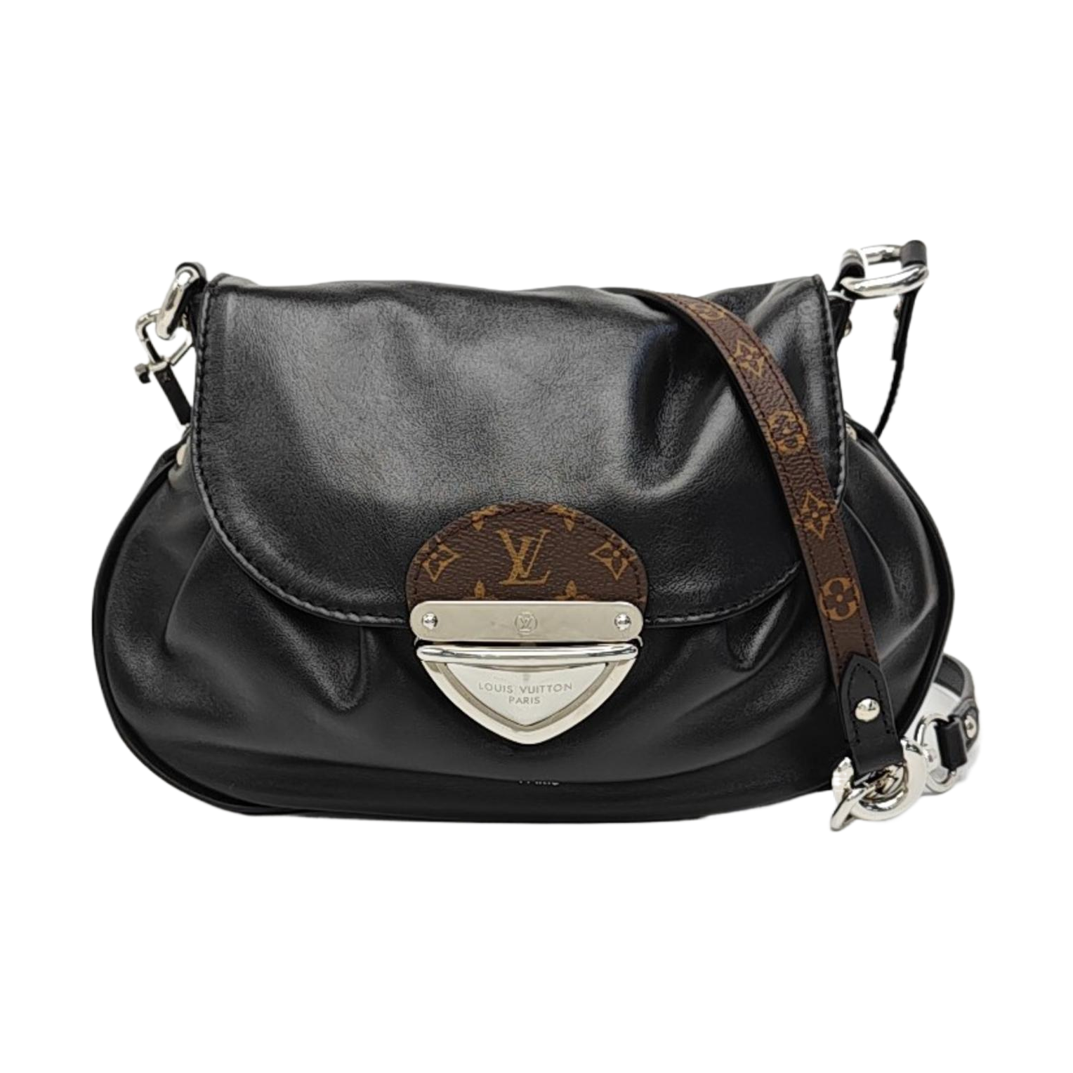 SUNSET Monogram Lambskin Black