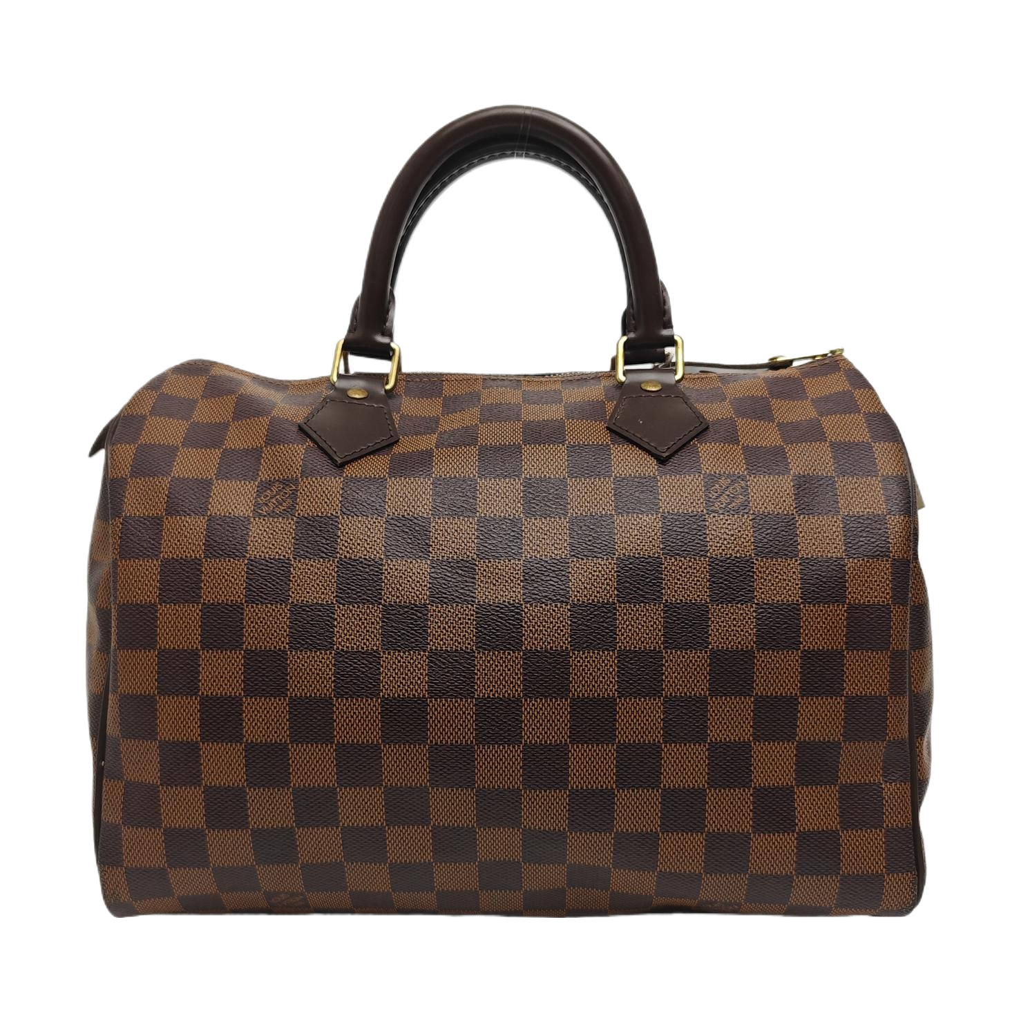 SPEEDY 30 Damier Ebene Coated Canvas Brown