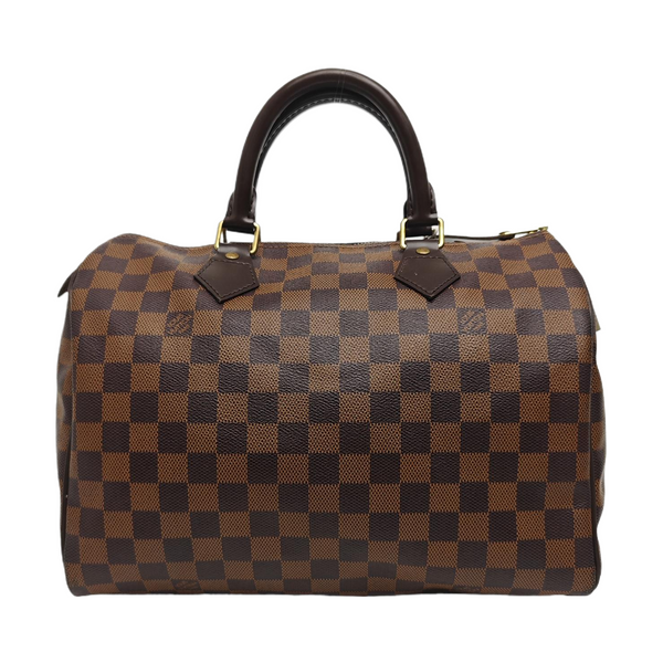 SPEEDY 30 Damier Ebene Coated Canvas Brown