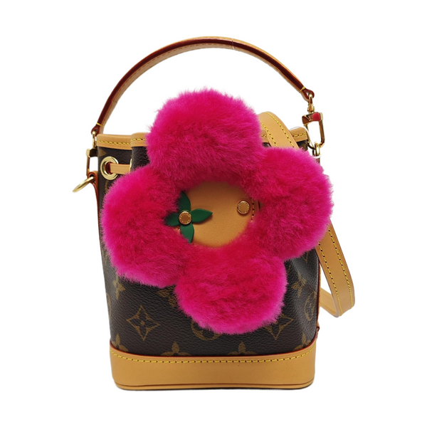 VIVIENNE Monogram Coated Canvas Brown