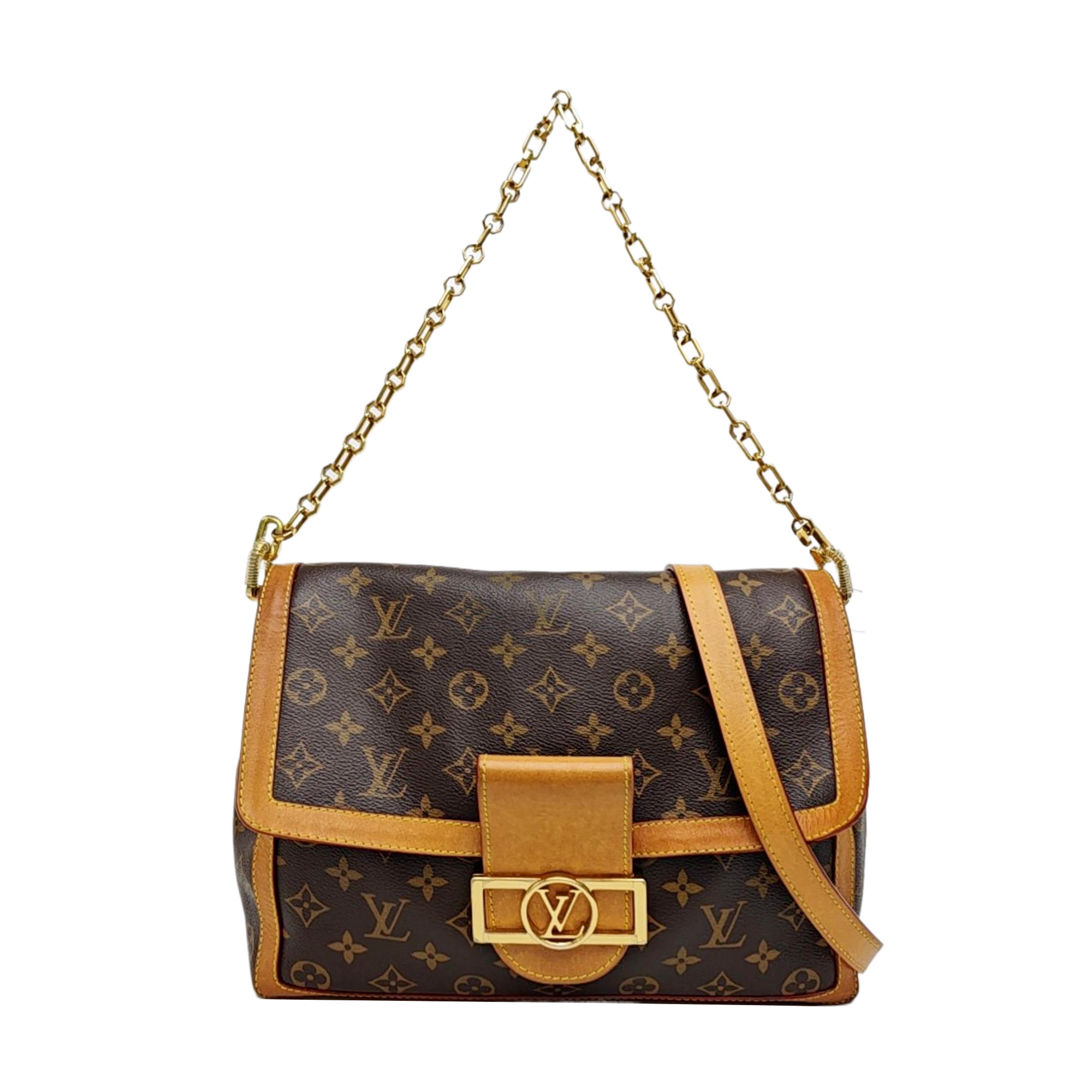 DAUPHINE Coated Canvas Brown