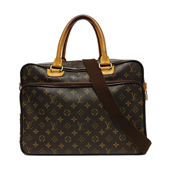 ICARE Monogram Coated Canvas Brown