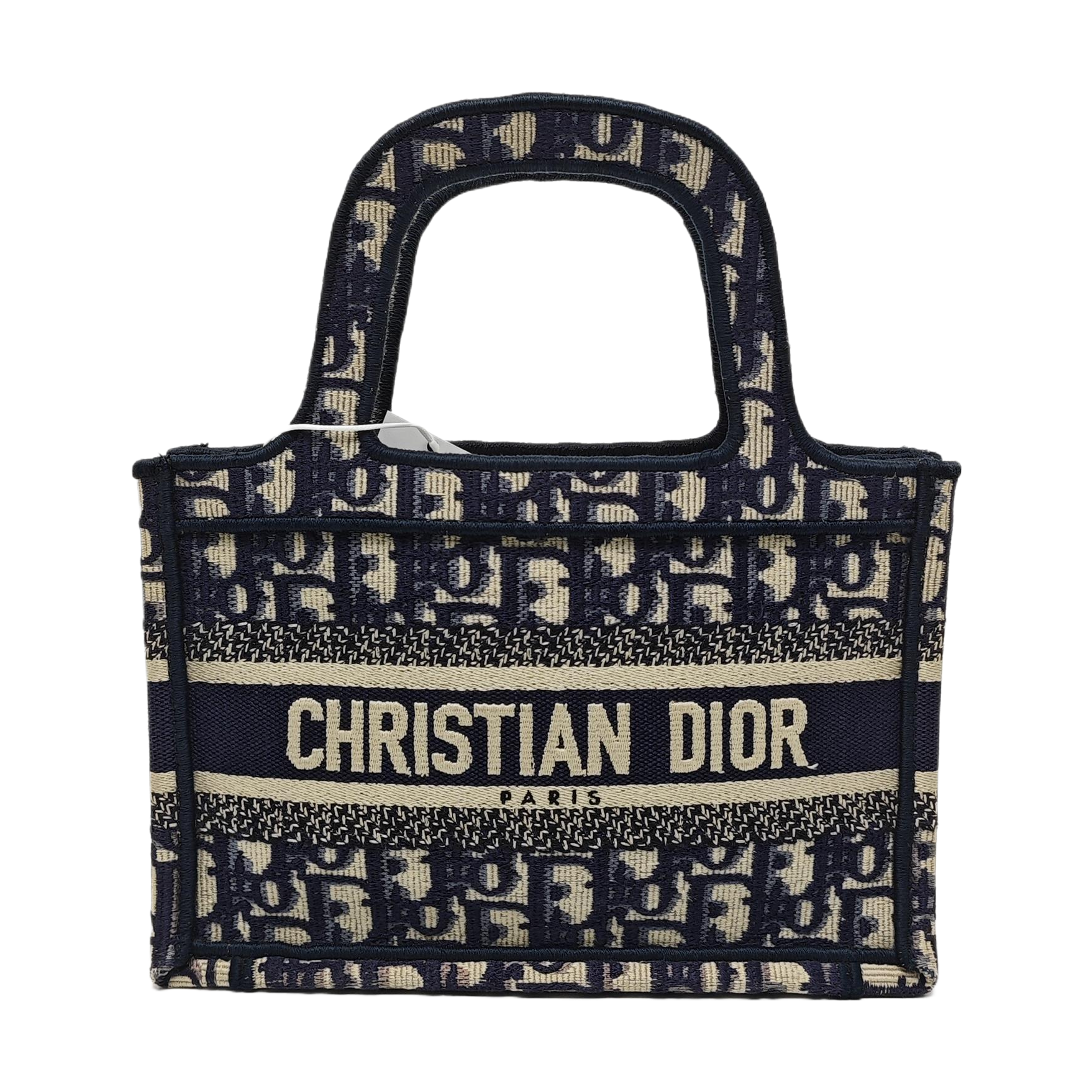 Book Tote Mini Canvas Blue