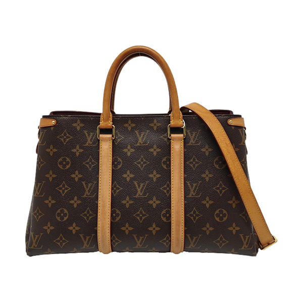 SOUFFLOT MM Monogram Coated Canvas Brown