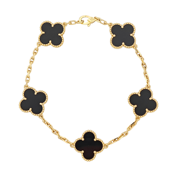 Vintage Alhambra 18k Gold Bracelet