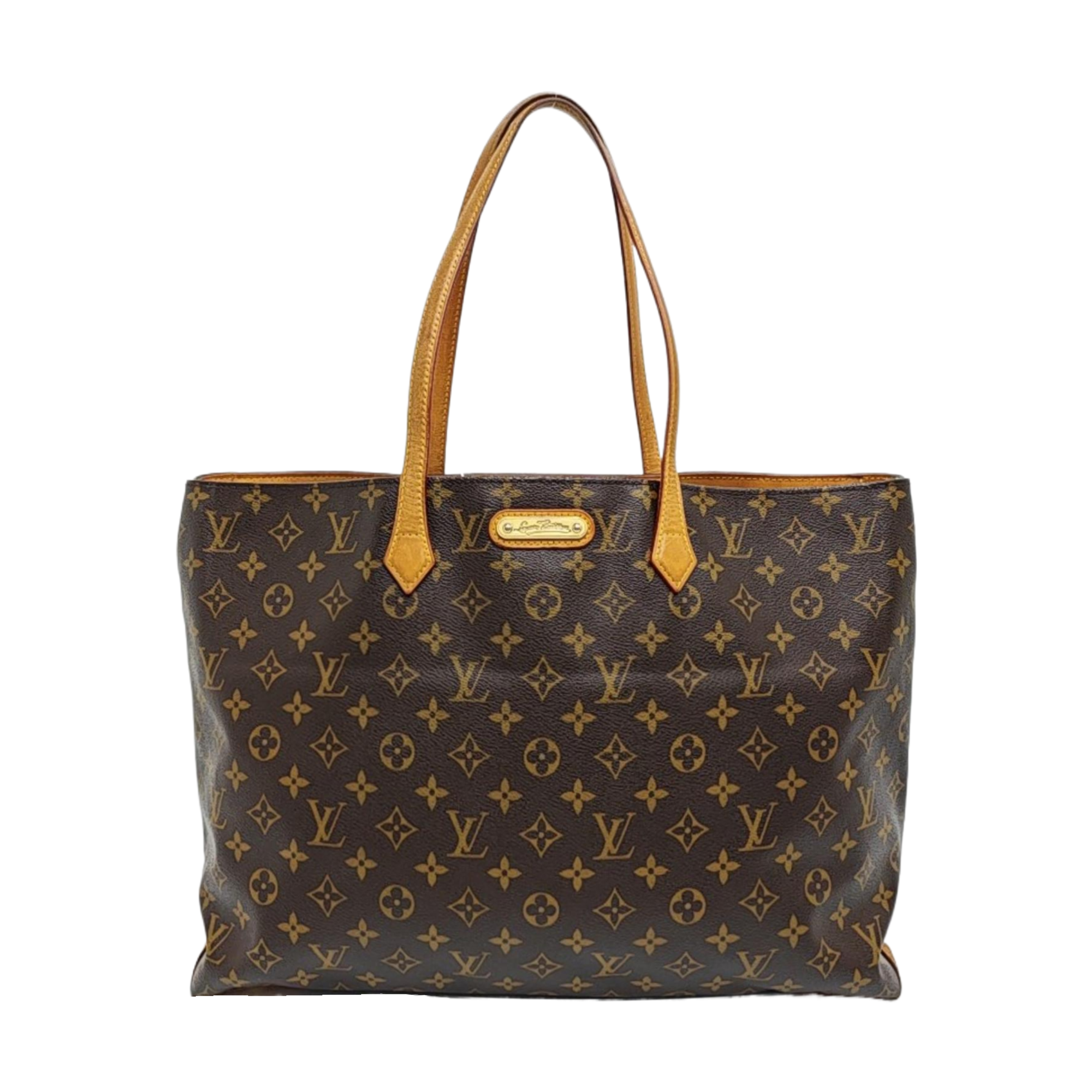WILSHIRE GM Monogram Coated Canvas Brown