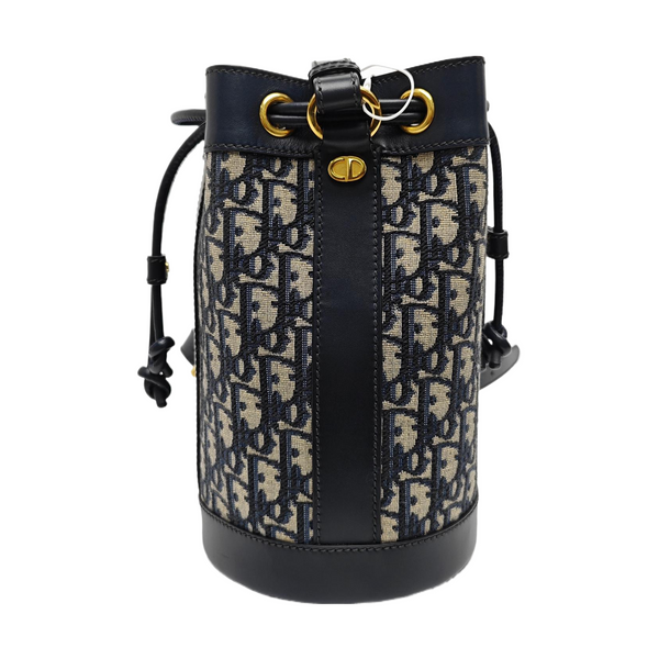 Oblique Canvas Backpack Small Blue