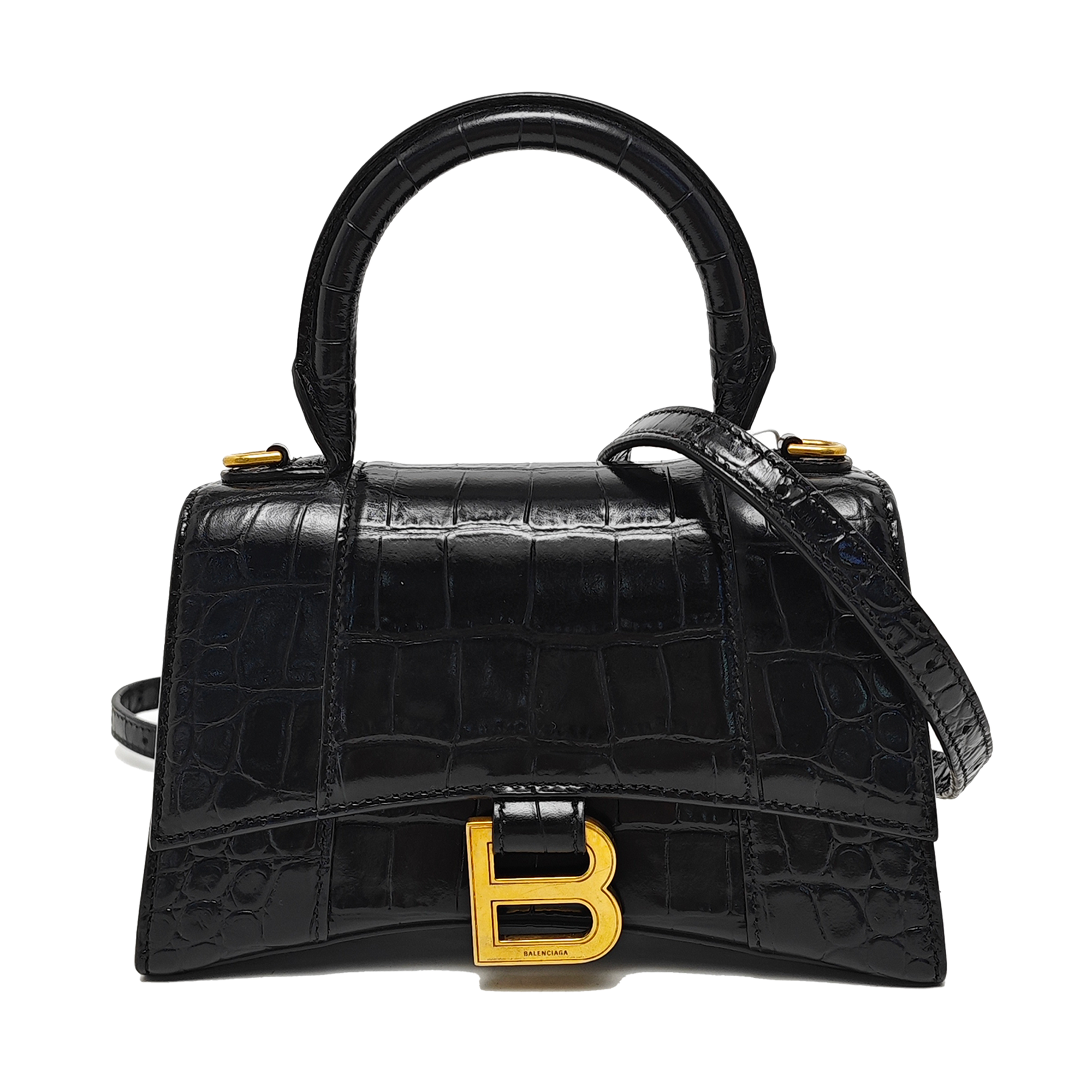 Hourglass XS Calfskin Black