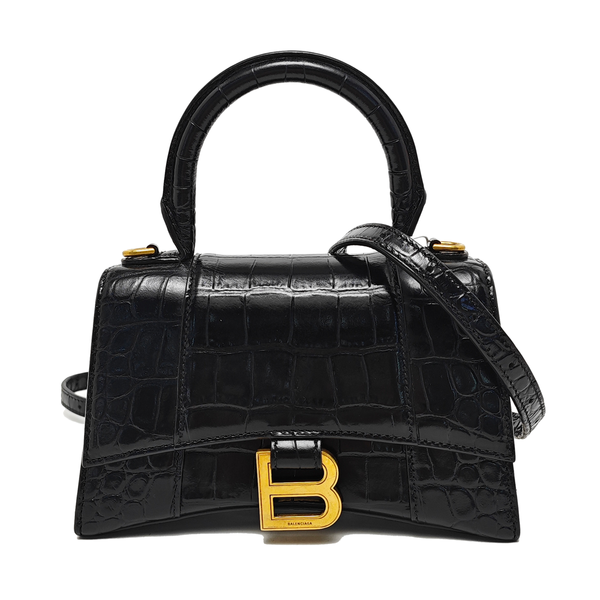 Hourglass XS Calfskin Black