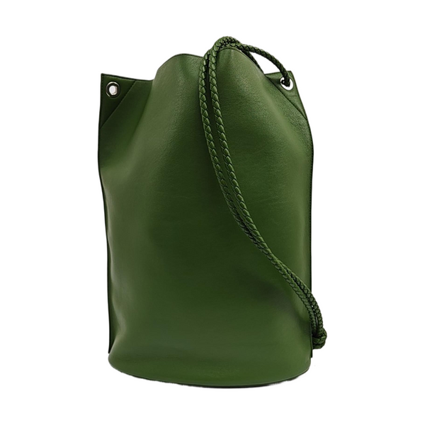 Calfskin Bucket Bag Green