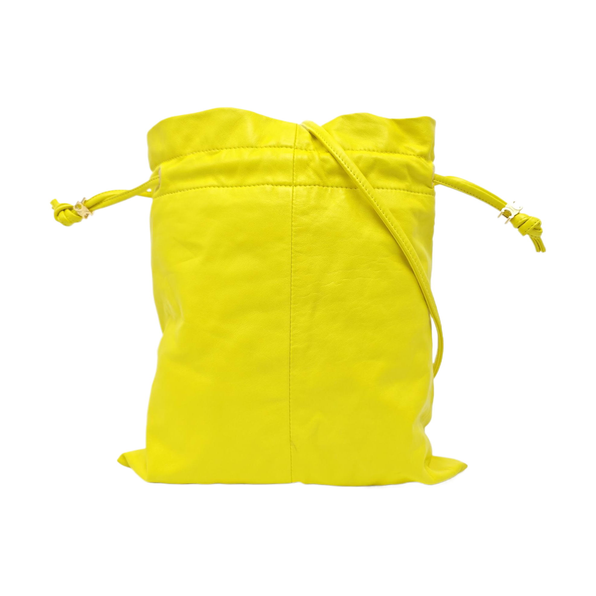 CRYSTAL POUCH Small Lambskin Yellow