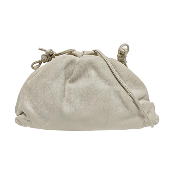 The Pouch Mini Lambskin White