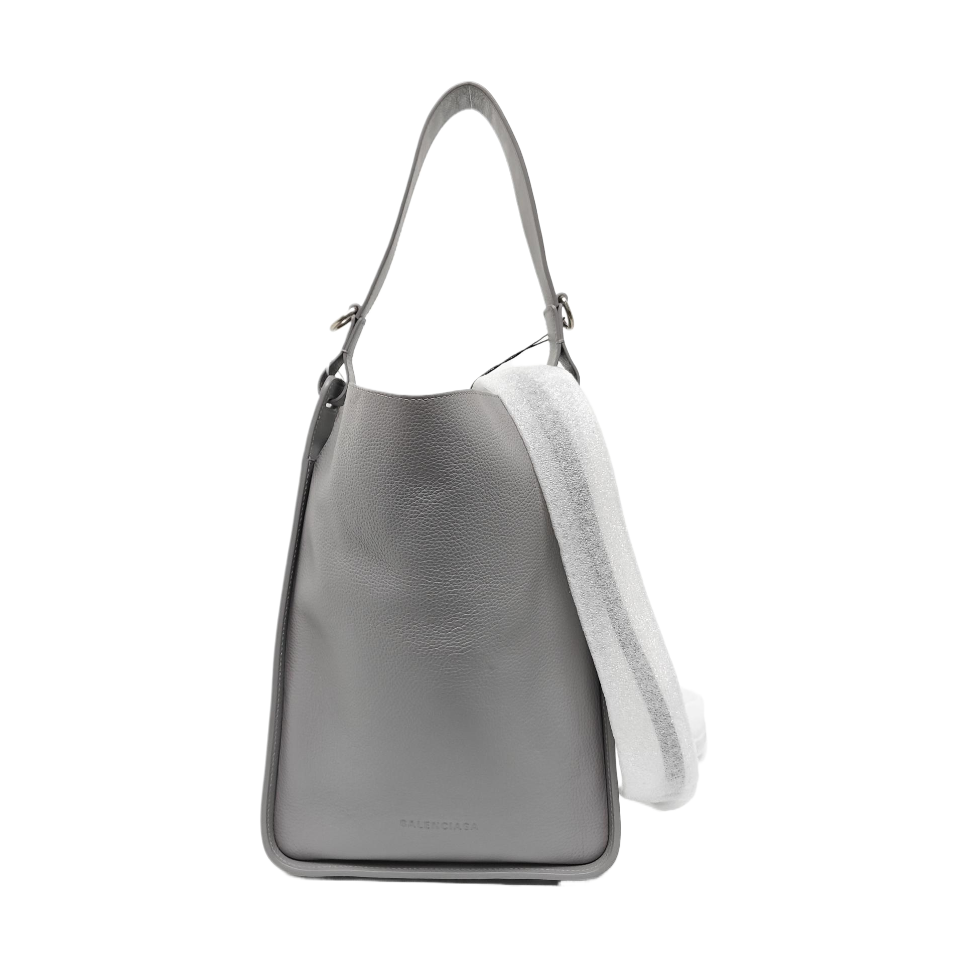 Calfskin Shoulder Bag Gray