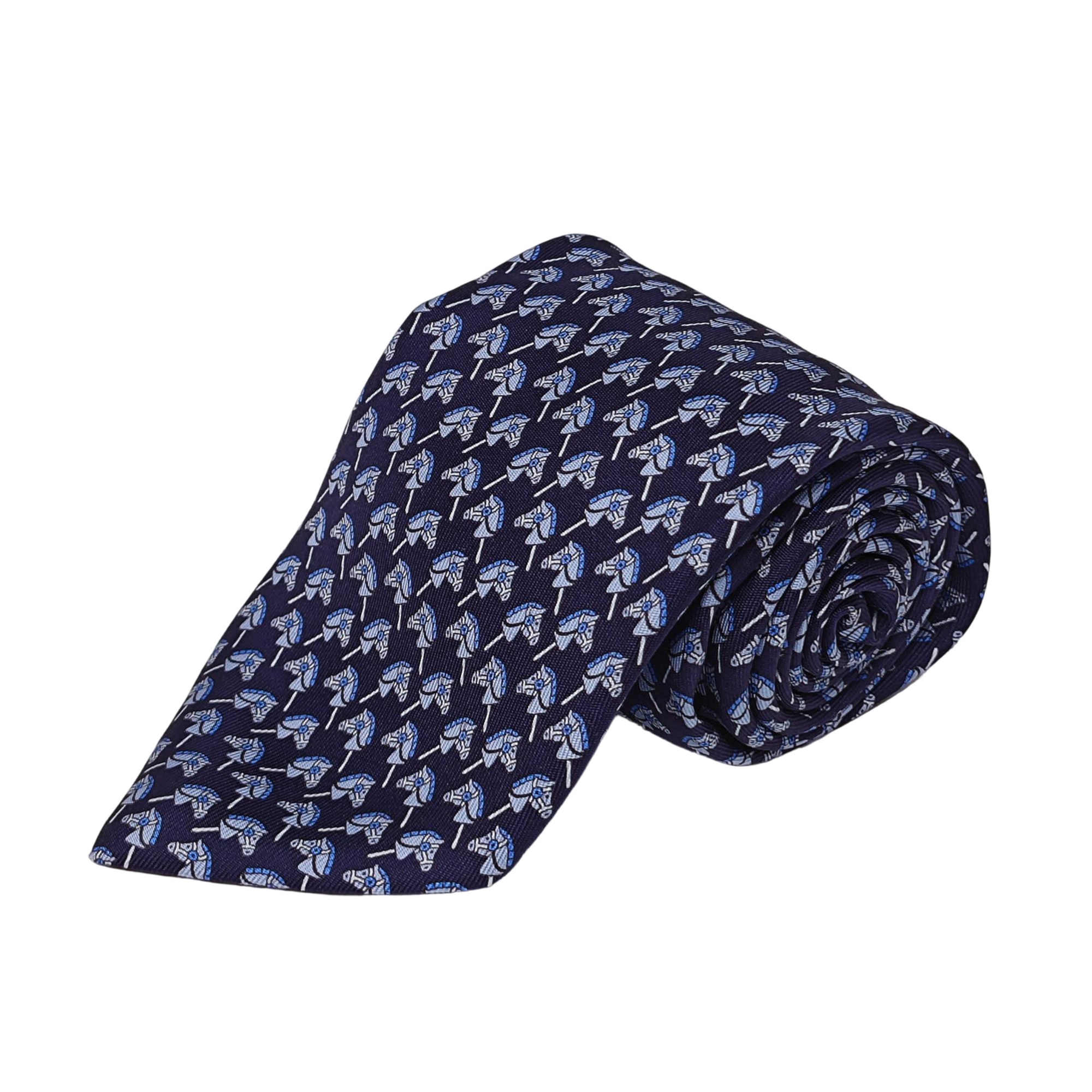 Mulberry Silk Tie Blue