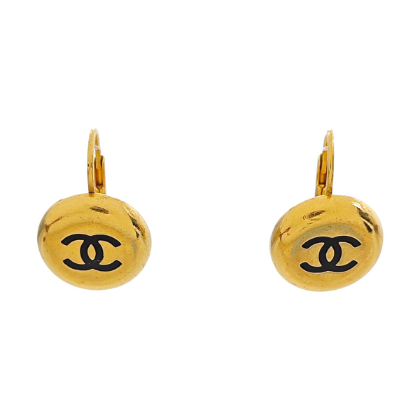 Metal Gold Clip On Earrings