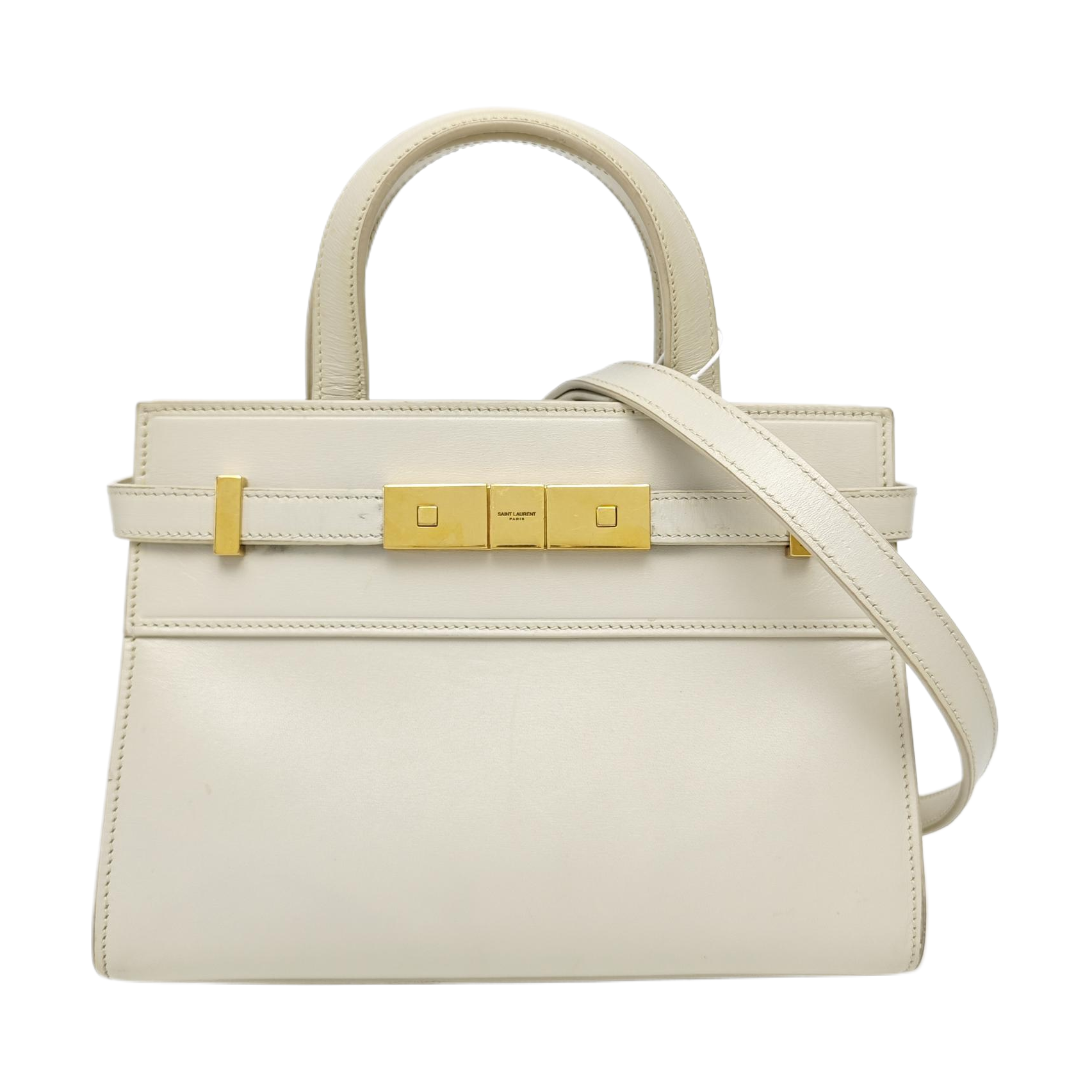 MANHATTAN Nano Calfskin White