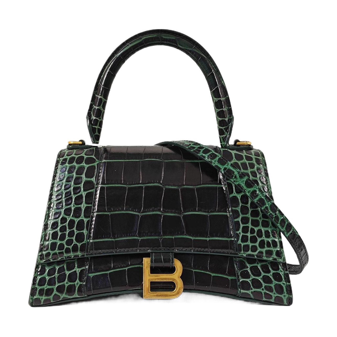 Hourglass S Calfskin Green