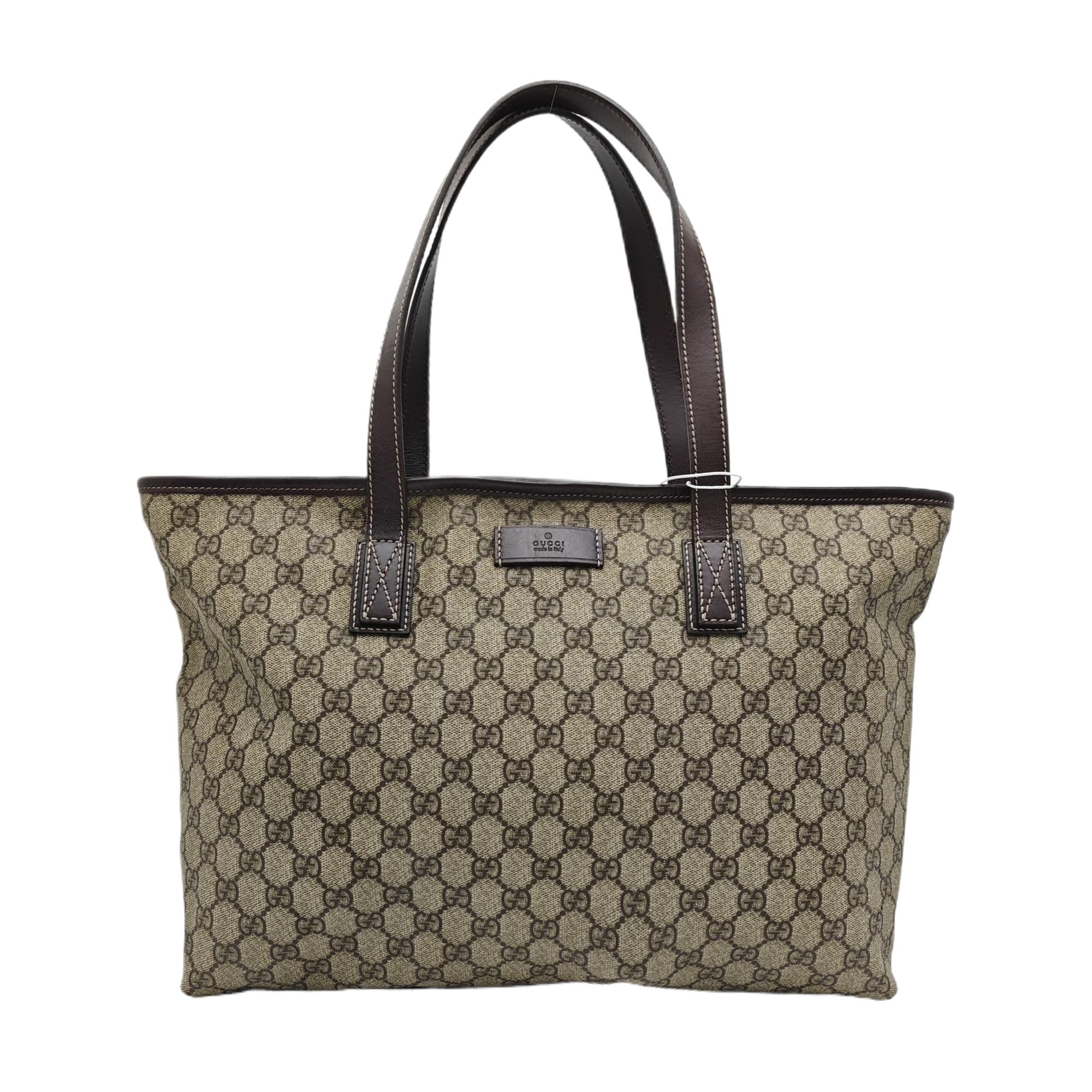 GG Imprime Medium Monogram Coated Canvas Beige