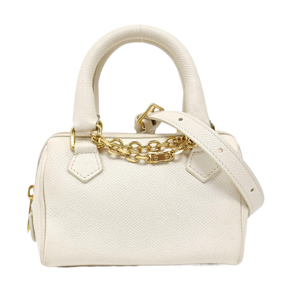 Calfskin Shoulder Bag Mini White