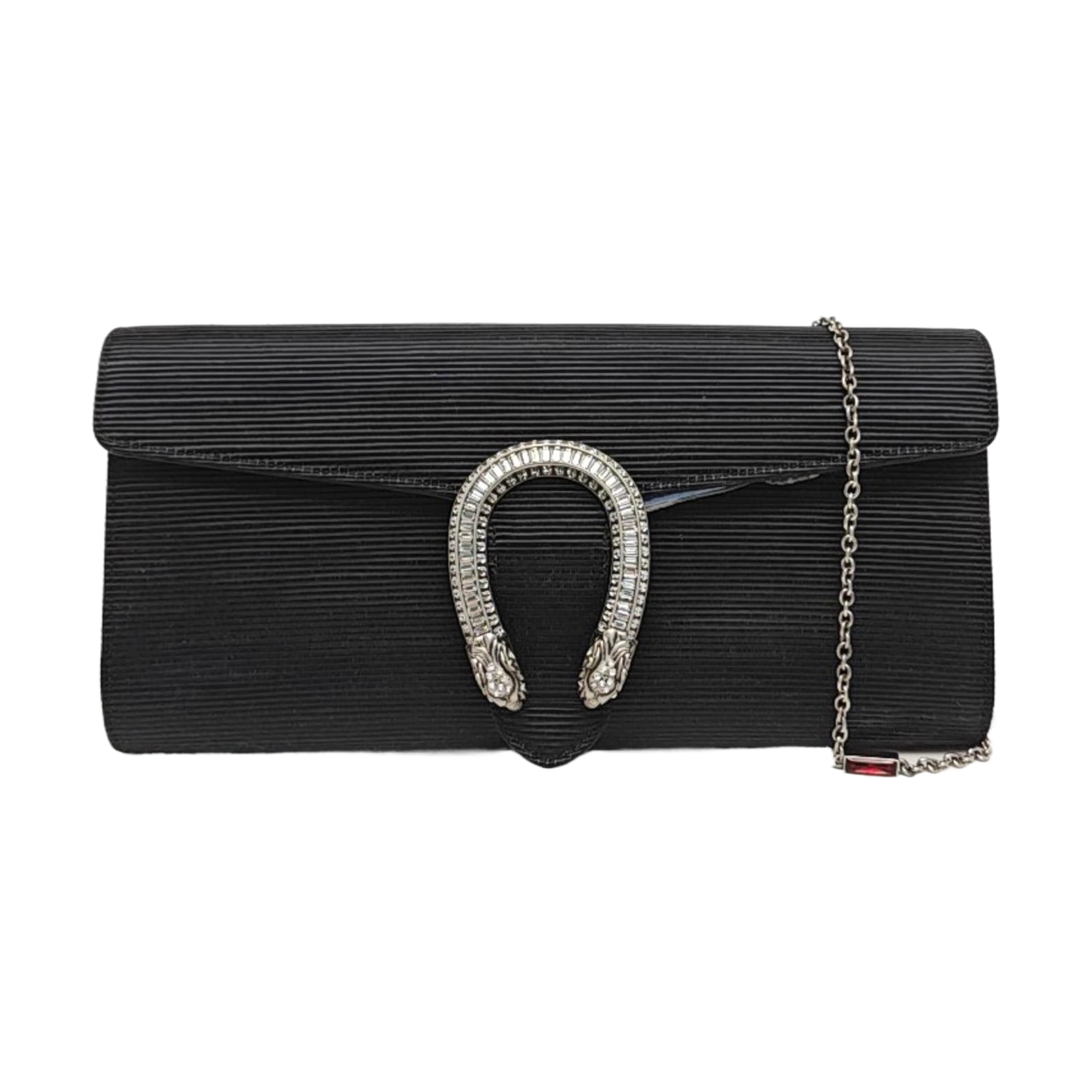 Dionysus Small Silk Satin Black