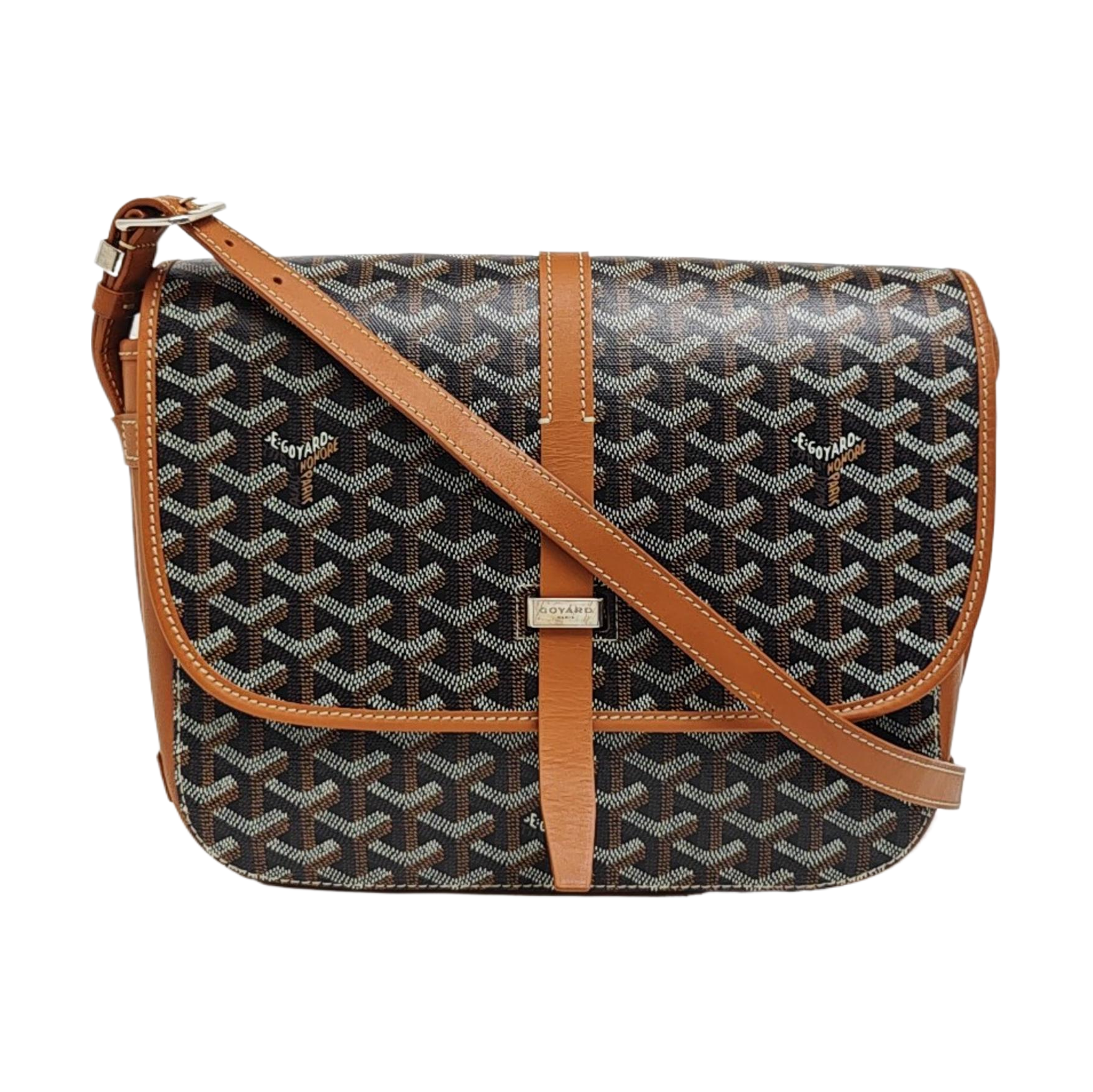 Belvedere Coated Canvas Brown