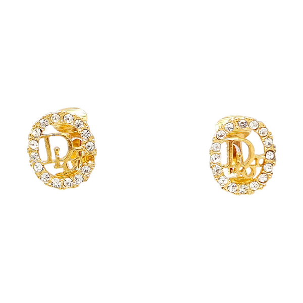 Metal Gold Clip On Earrings