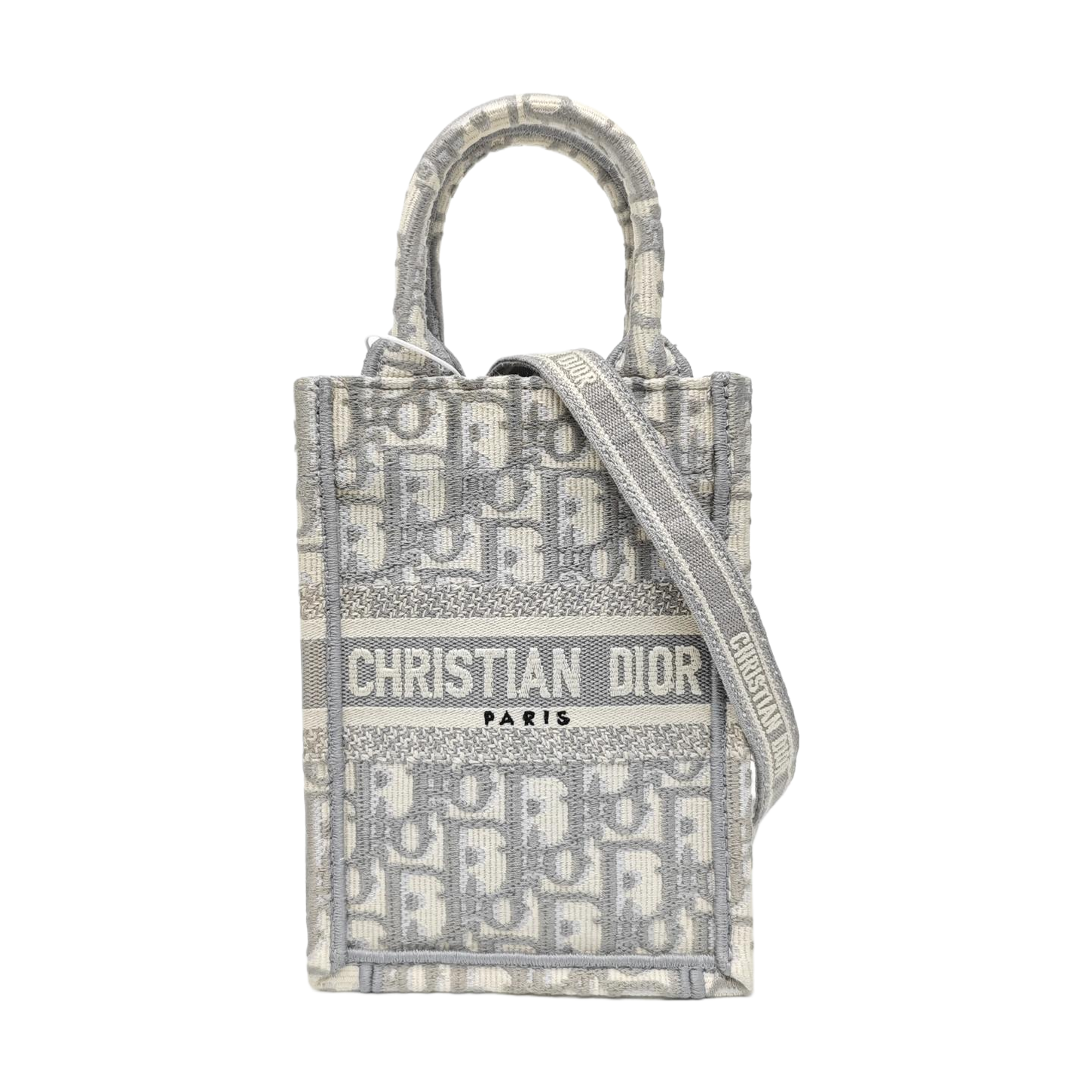 Book Tote Mini Canvas Gray
