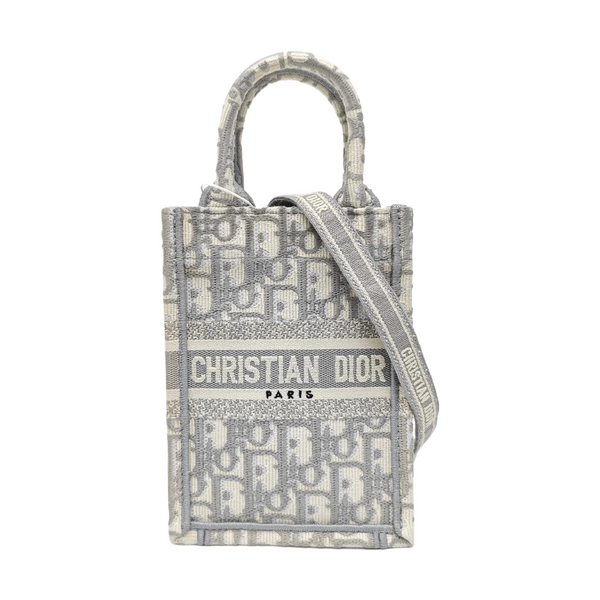 Book Tote Mini Canvas Gray