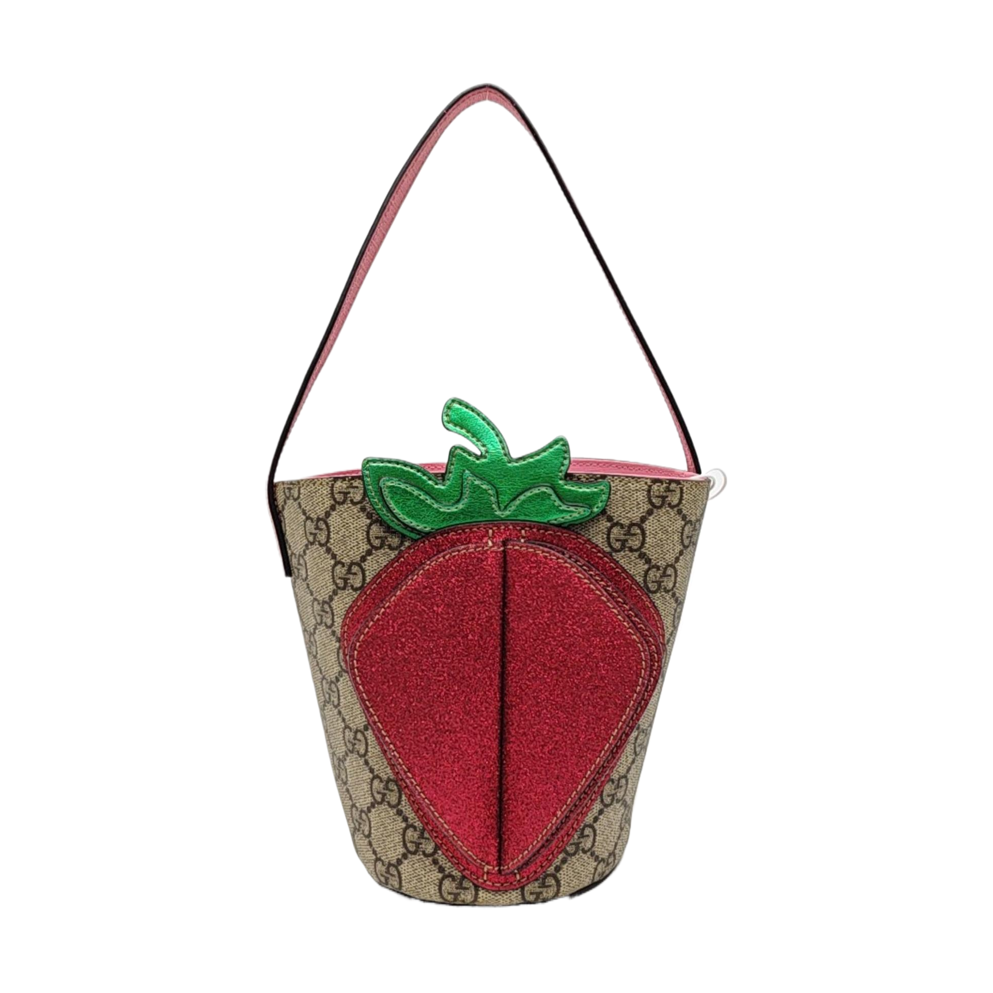 Children’s GG Bucket Coated Canvas Beige