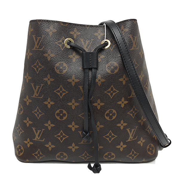 NÉONOÉ MM Monogram Coated Canvas Brown
