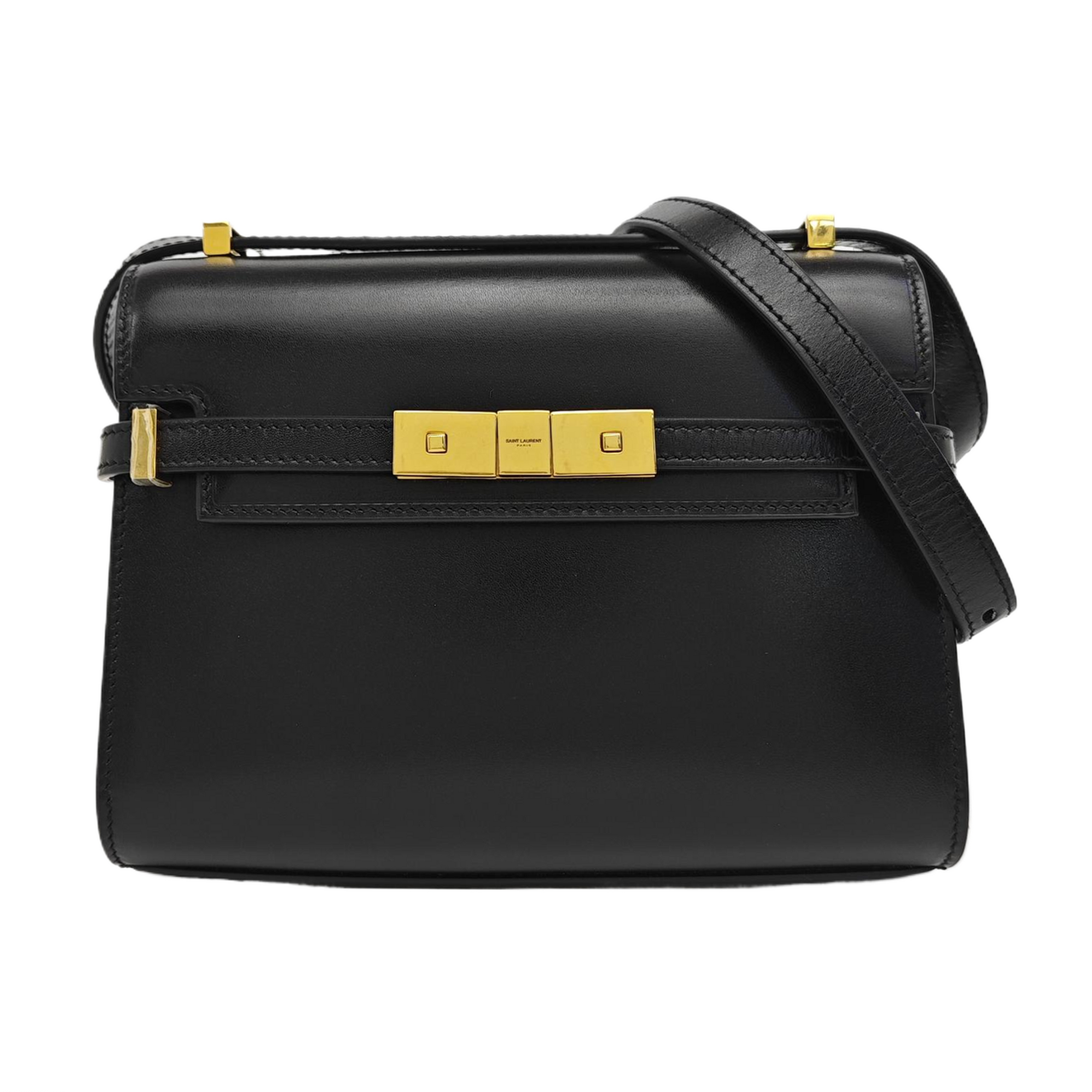 MANHATTAN Mini Calfskin Black