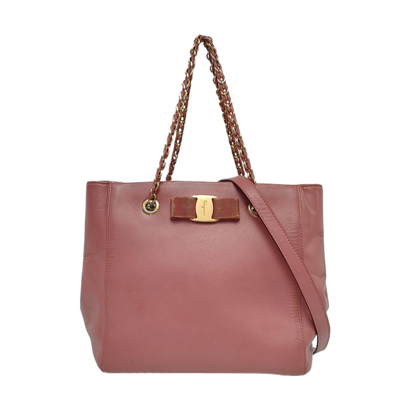 Calfskin Tote Bag Red