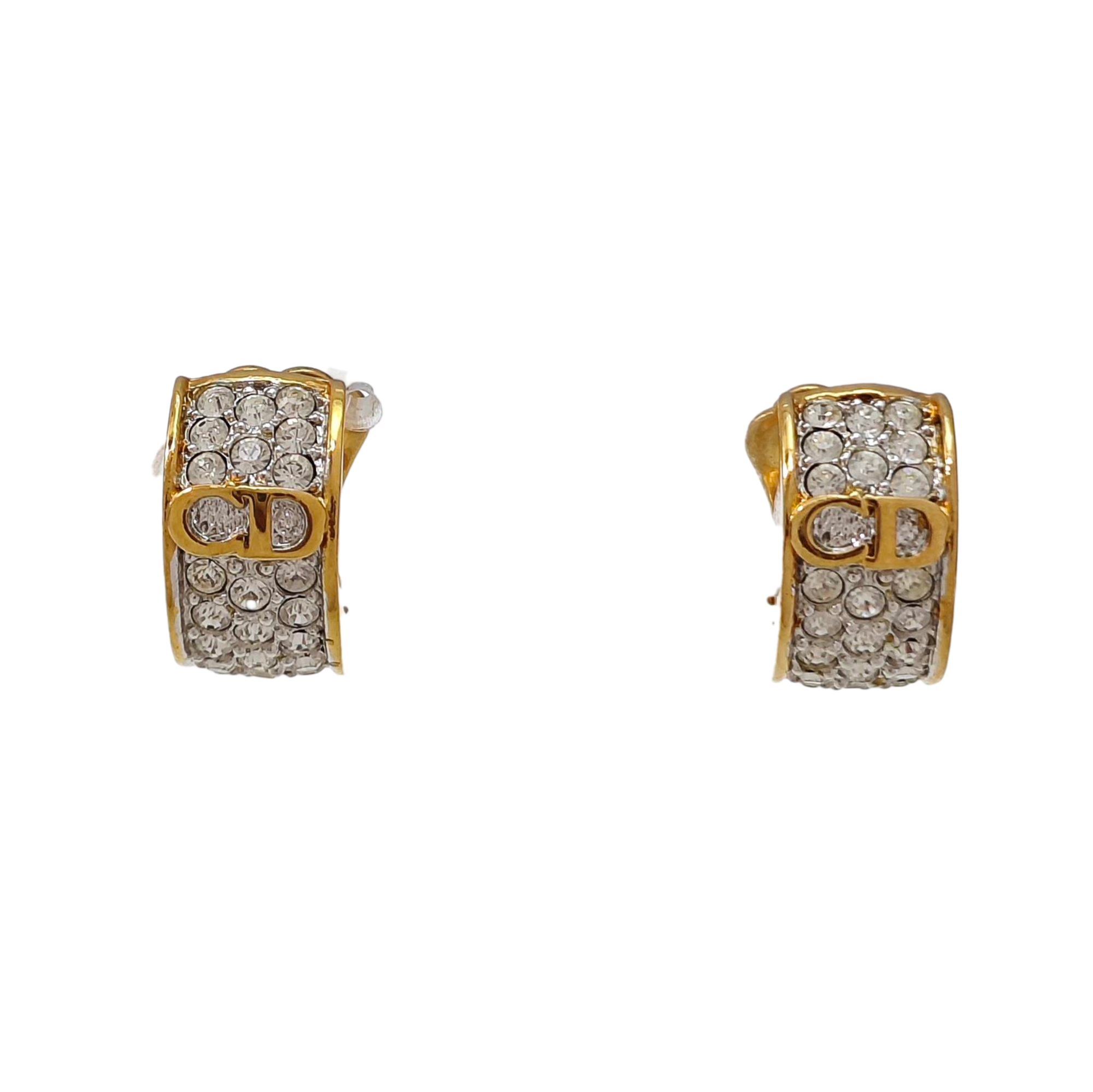 Metal Gold Clip On Earrings